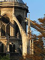 Paris - Notre Dame - Chevet, Arc-boutant (01)